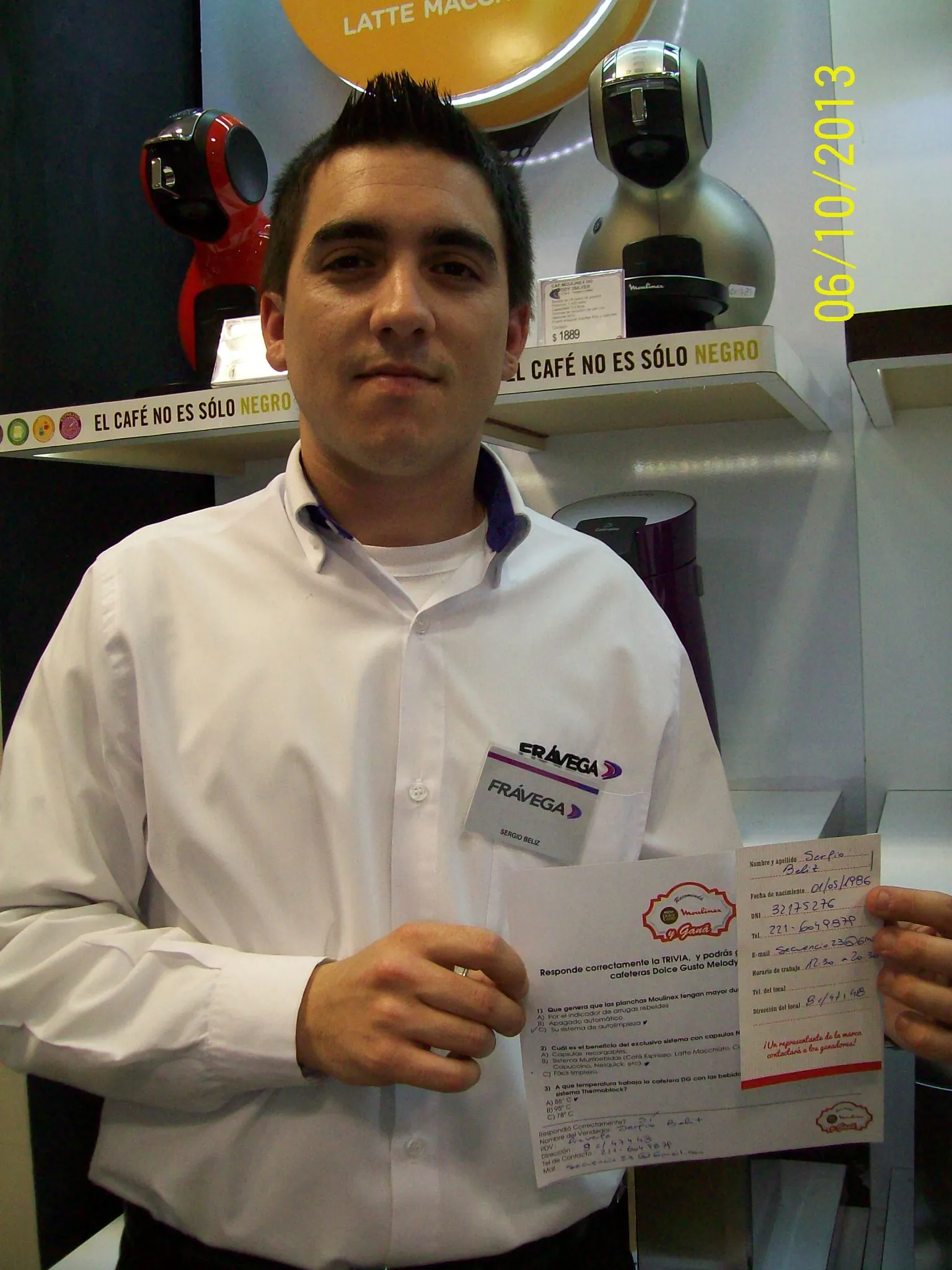 Recomendá Dolce Gusto Moulinex y Ganá - mystery shopper en retail - AV Business