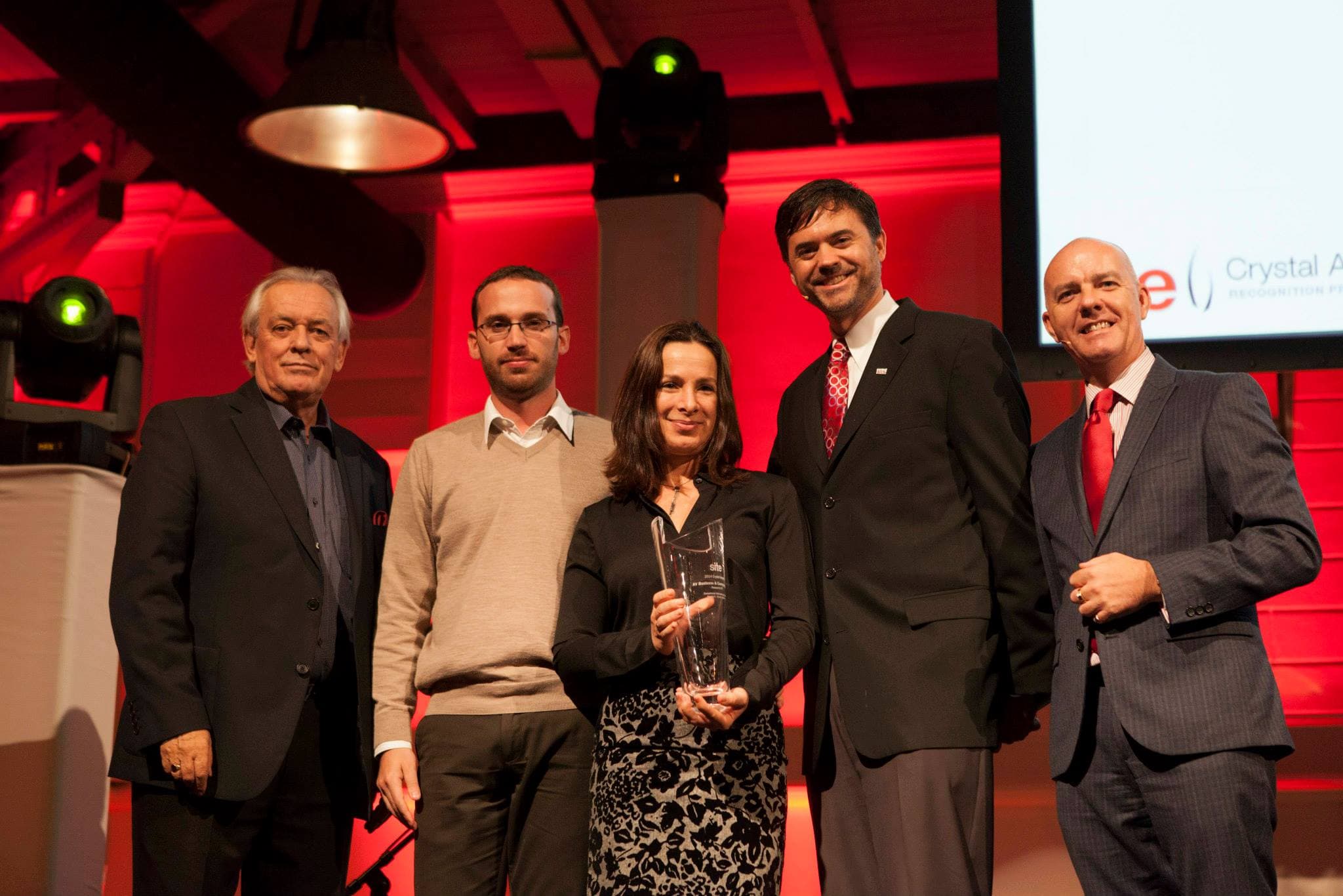 Entrega del SITE Crystal Award en Rotterdam