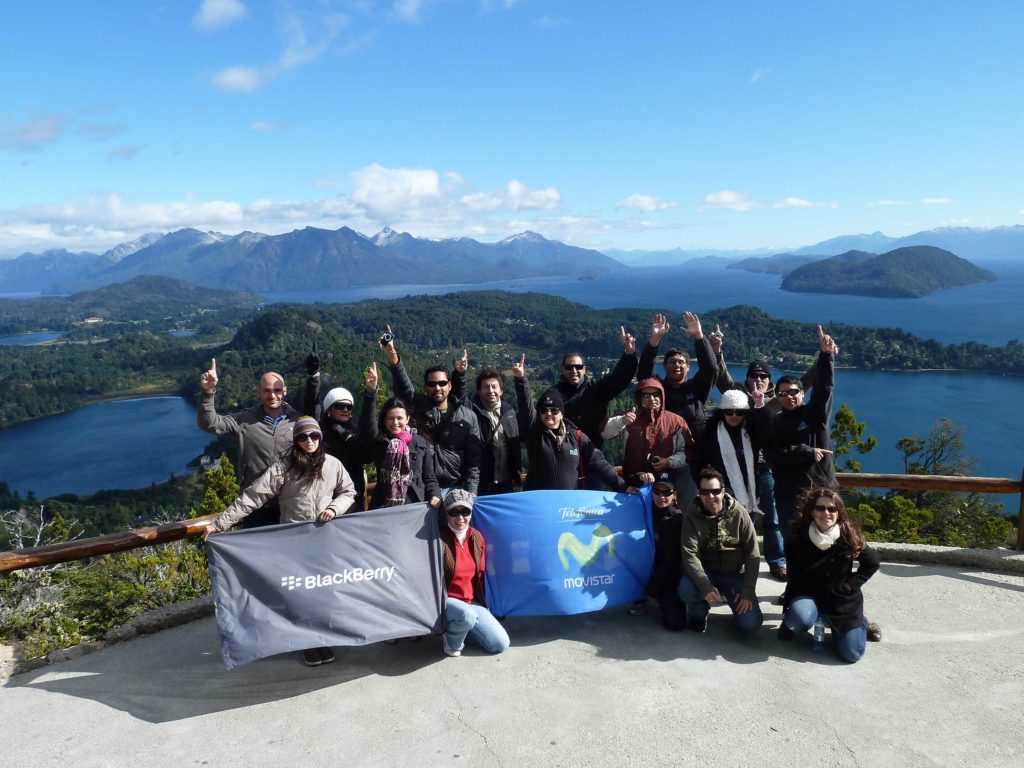 Viaje de incentivos Blackberry Bariloche Tecnología