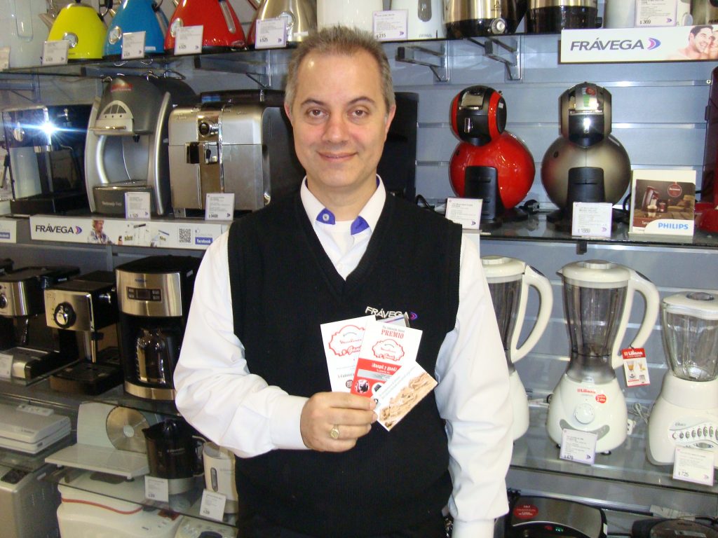 Recomendá Dolce Gusto Moulinex y Ganá - campaña Groupe Seb en punto de venta - AV Business